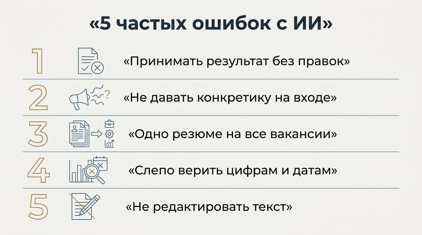 Экран ноутбука с интерфейсом ChatGPT, окно с запросом о резюме, диалоговое окно ИИ.
